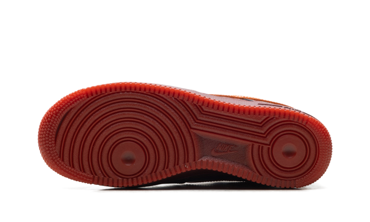 Nike Air Force 1 Low "Patent Leather Dark Team Red Safety Orange"