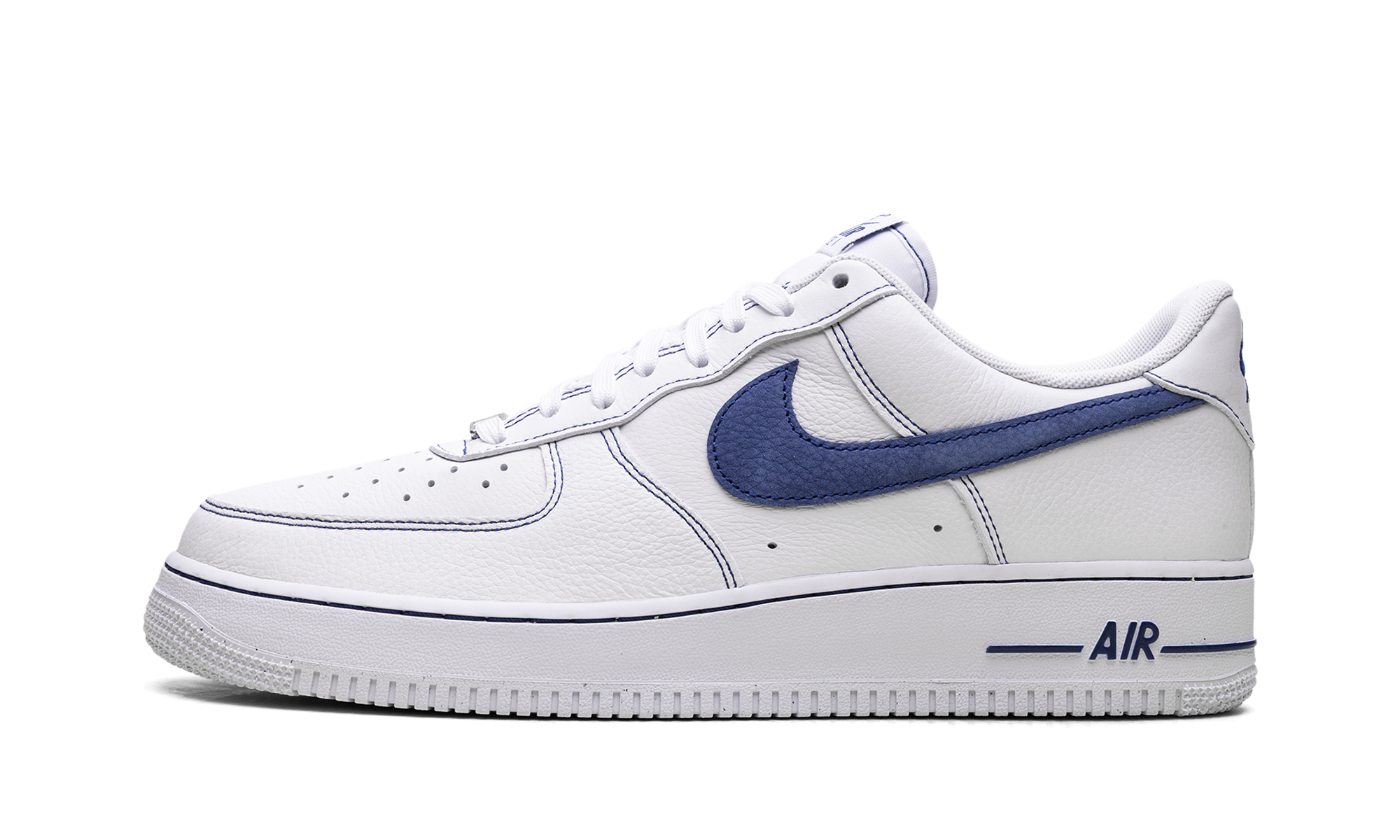 Nike Air Force 1 '07 LV8 "White Deep Royal Contrast Stitch"