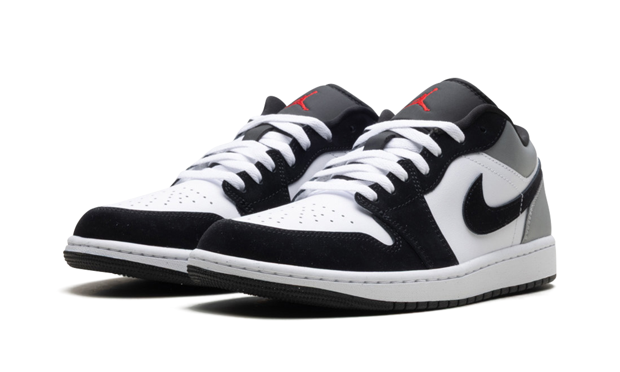 Air Jordan 1 Low SE "White Fire Red Black Matte Silver"
