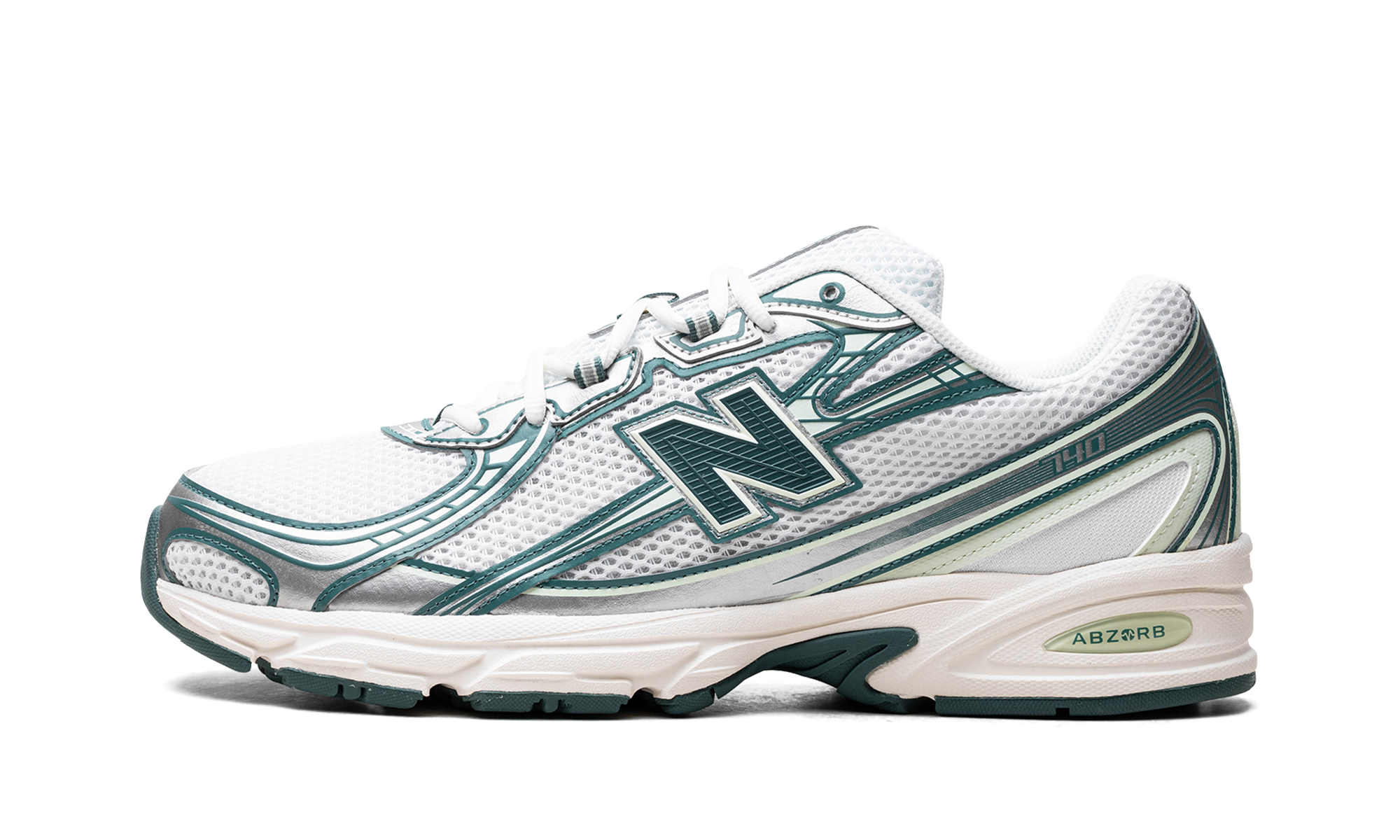 New Balance 740 "White / Marsh Green"