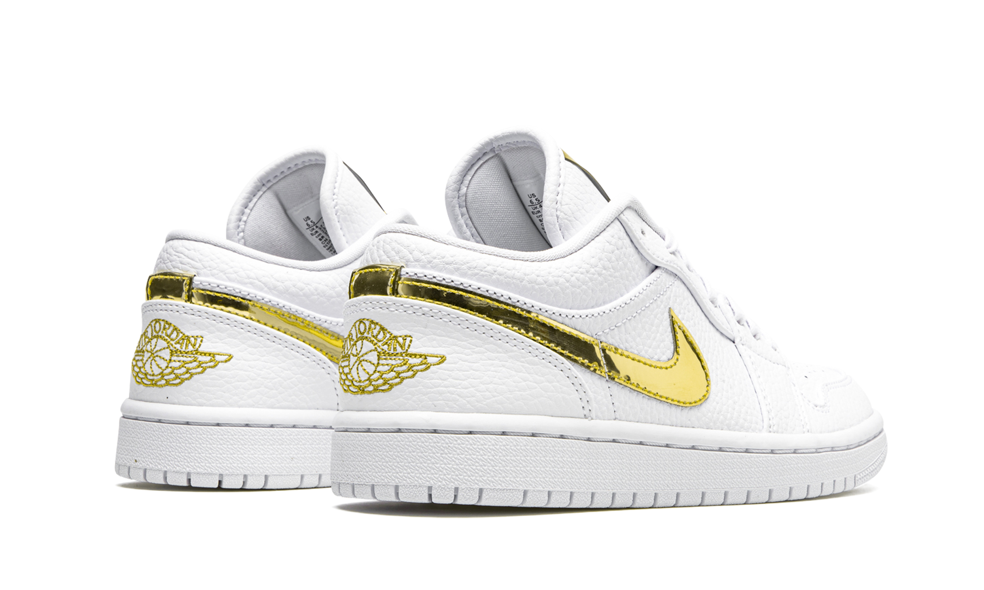 Air Jordan 1 Low SE "White Metallic Gold"