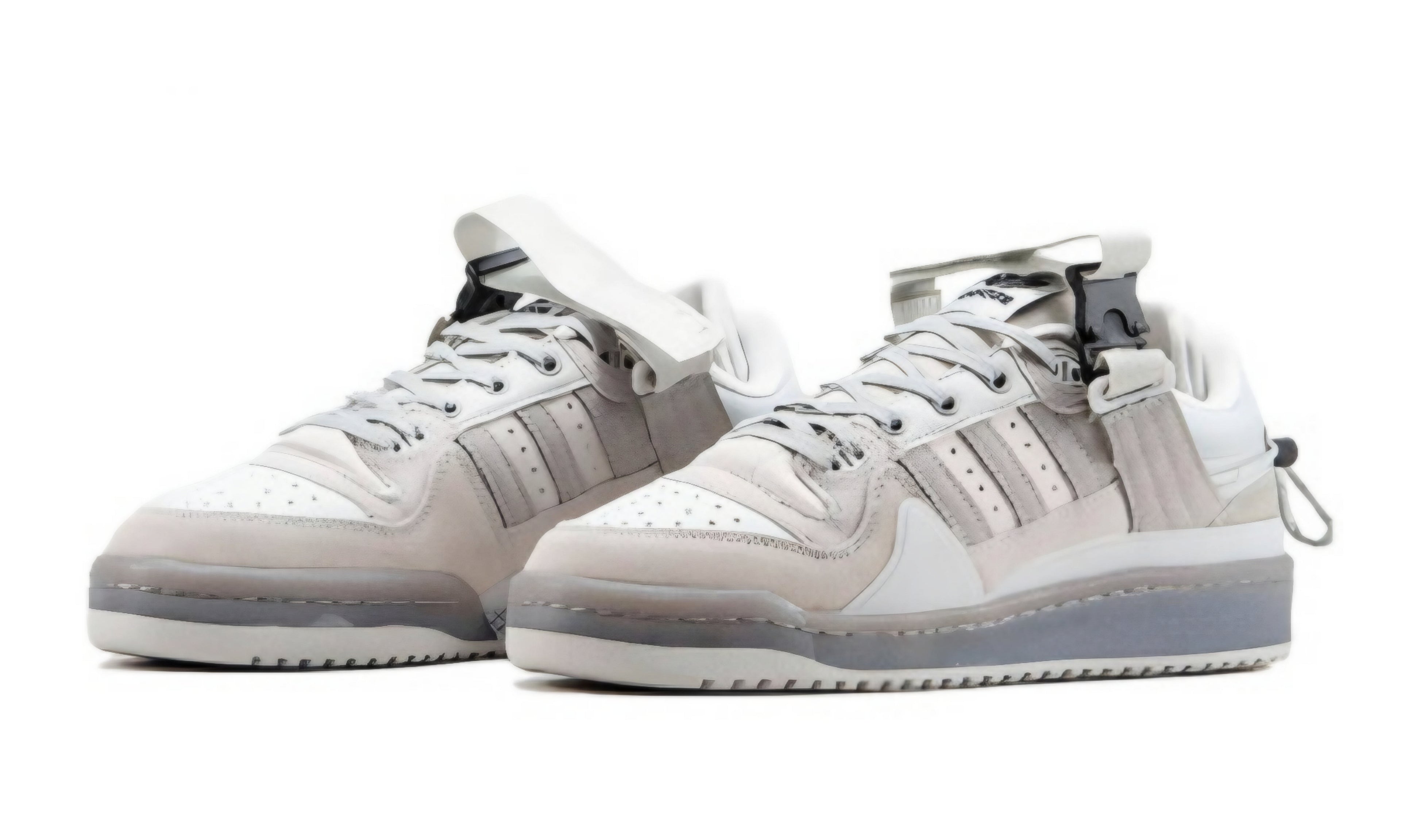Adidas Forum Buckle Low Bad Bunny "Light Grey"