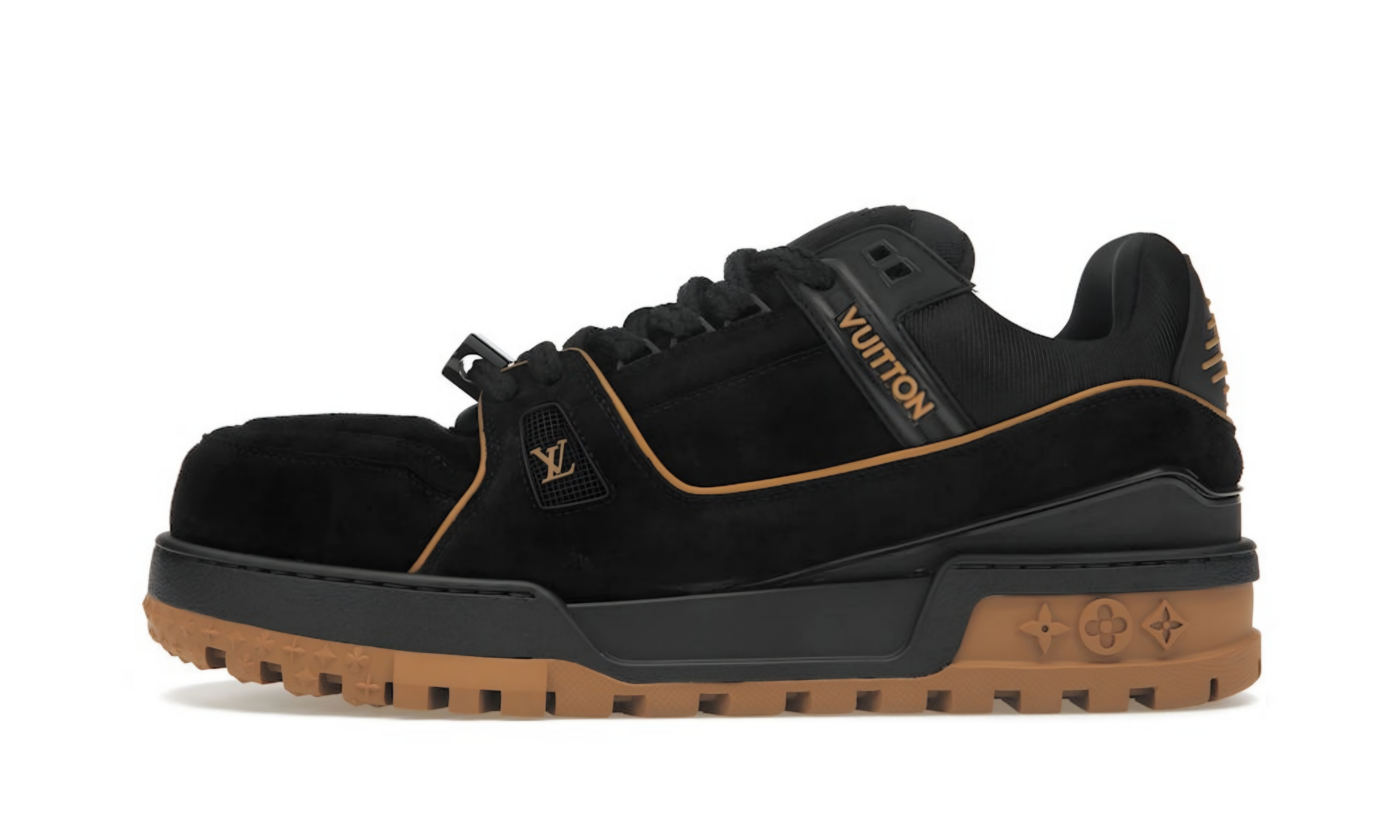 LV Trainer Maxi "Black & Brown Suede "