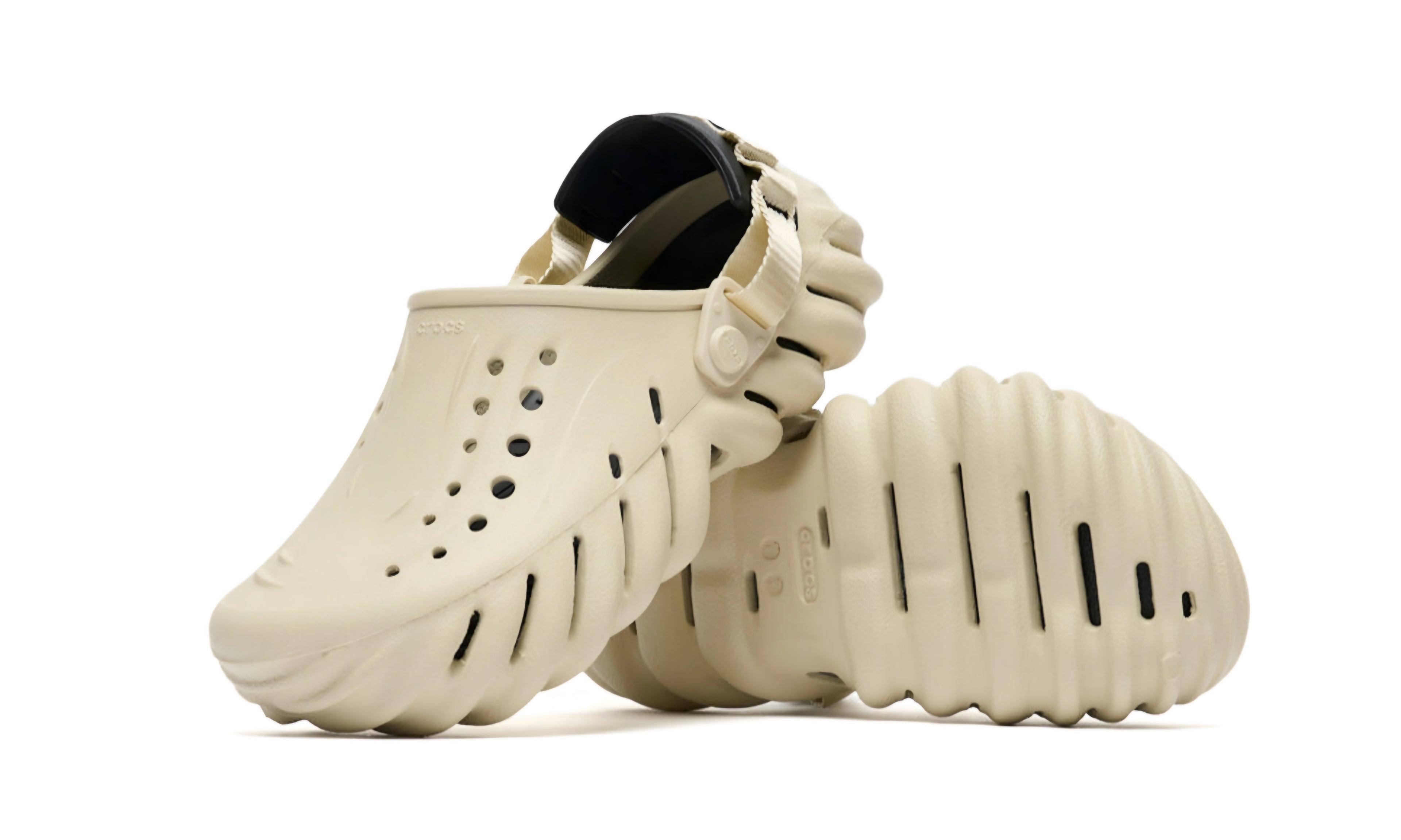 Crocs Echo Clog "Bone Black"