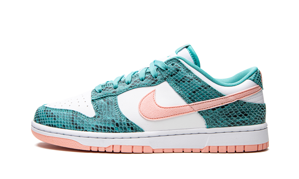 Nike Dunk Low "Snakeskin Washed Teal Bleached Coral"