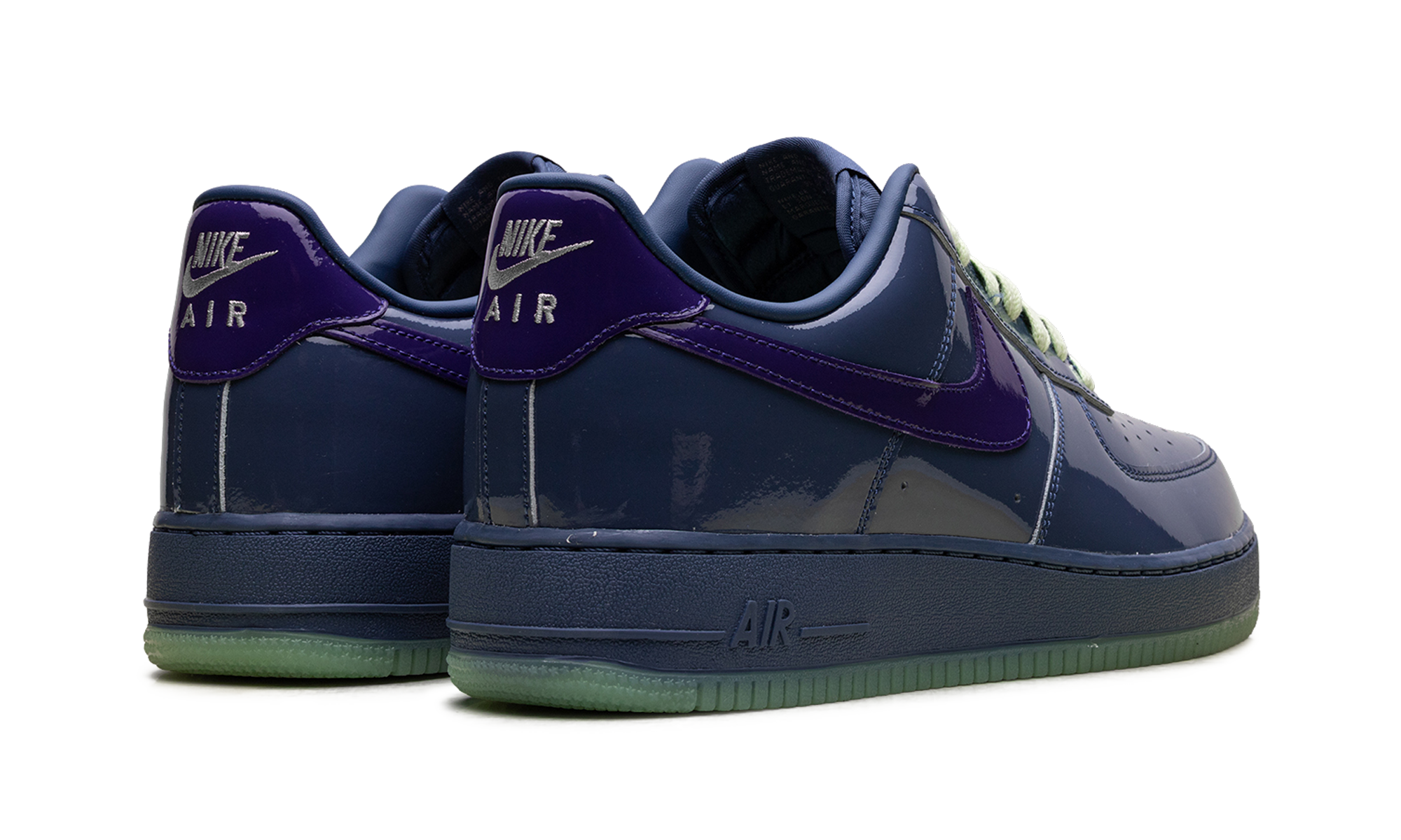 Nike Air Force 1 Low "Patent Leather Mystic Navy Grape Ice"