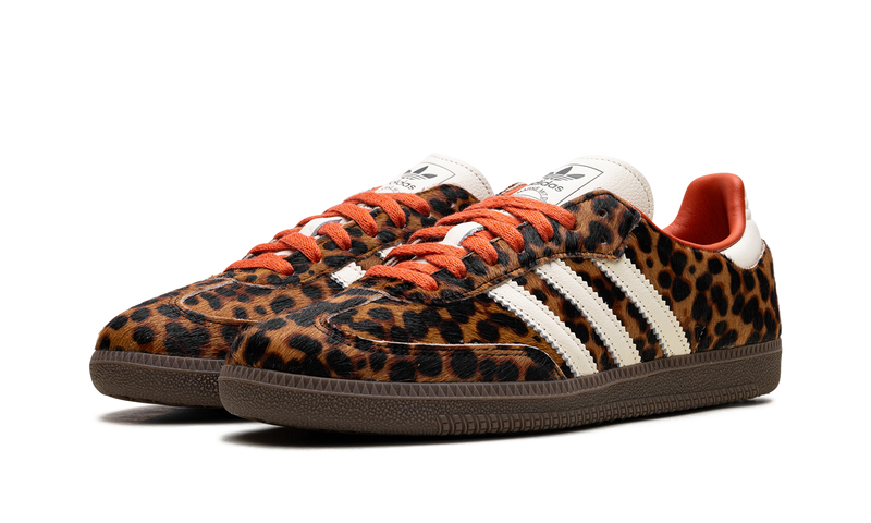 Adidas Samba OG "Leopard / Cream Orange"