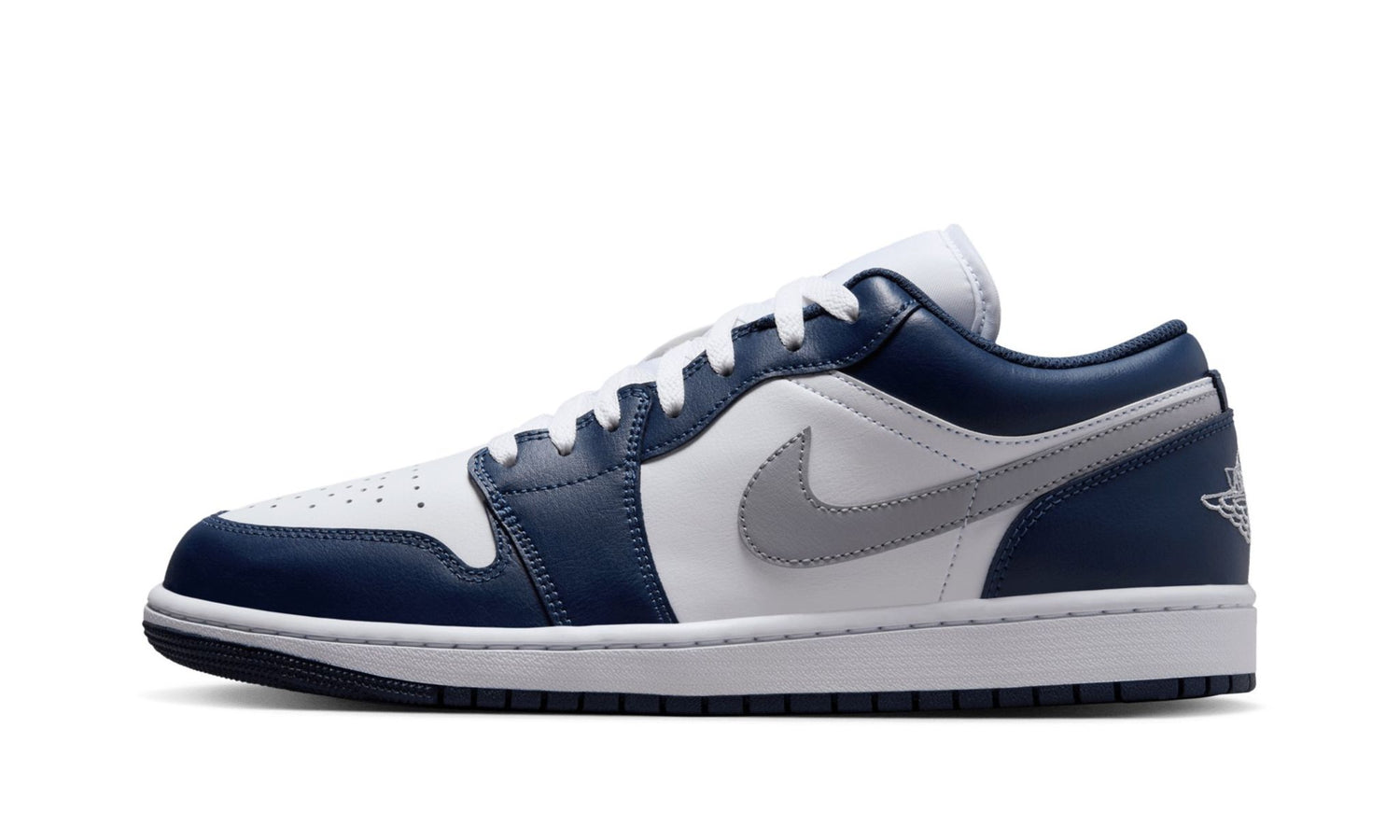 Air Jordan 1 Low Wolf Grey "Midnight Navy"