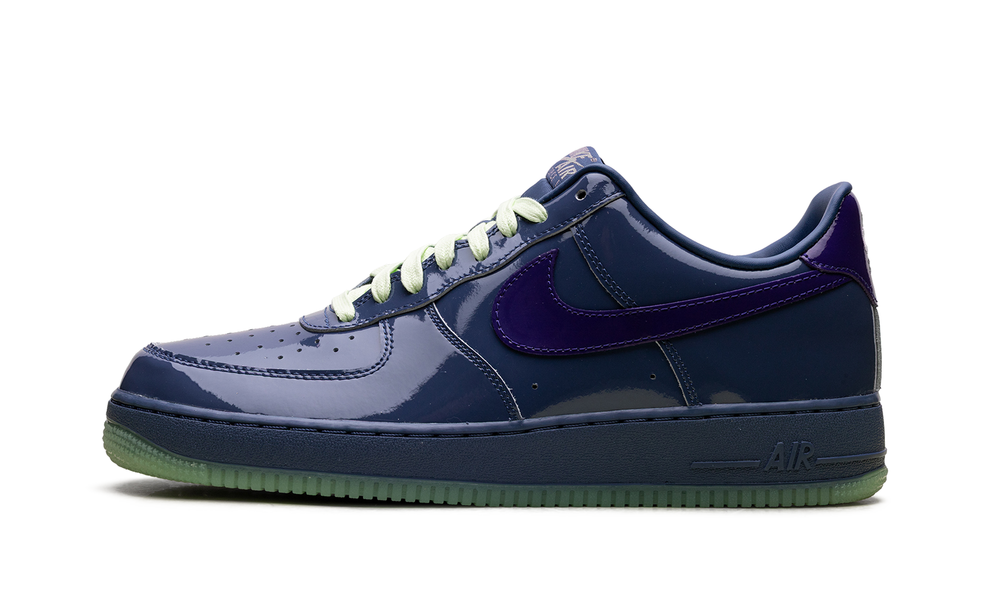 Nike Air Force 1 Low "Patent Leather Mystic Navy Grape Ice"