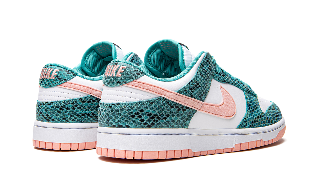 Nike Dunk Low "Snakeskin Washed Teal Bleached Coral"