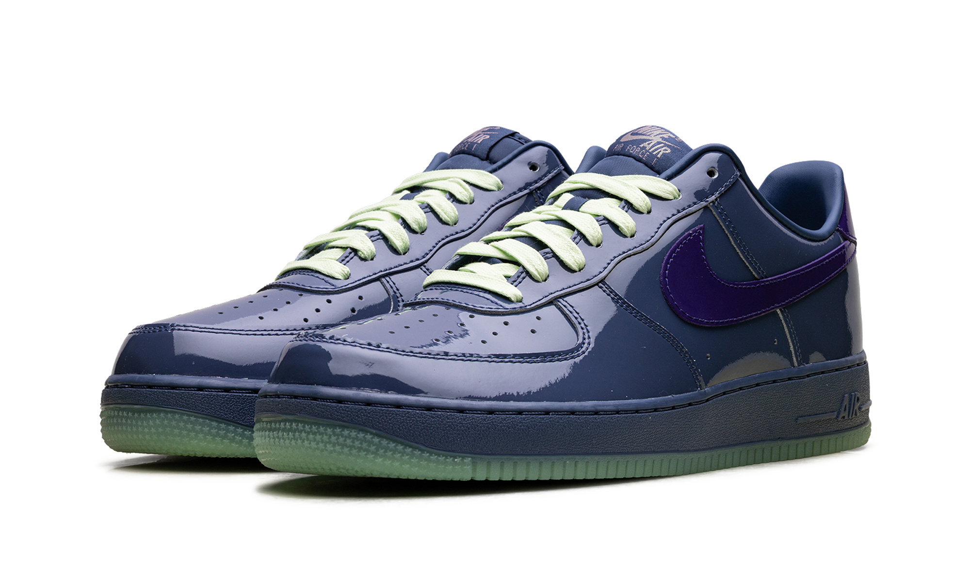 Nike Air Force 1 Low "Patent Leather Mystic Navy Grape Ice"