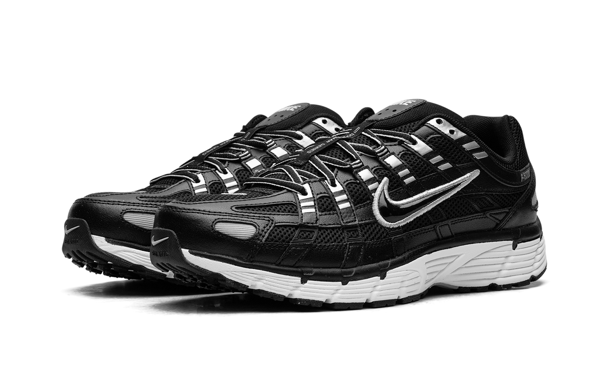 Nike P-6000 "Black White Metallic Silver"