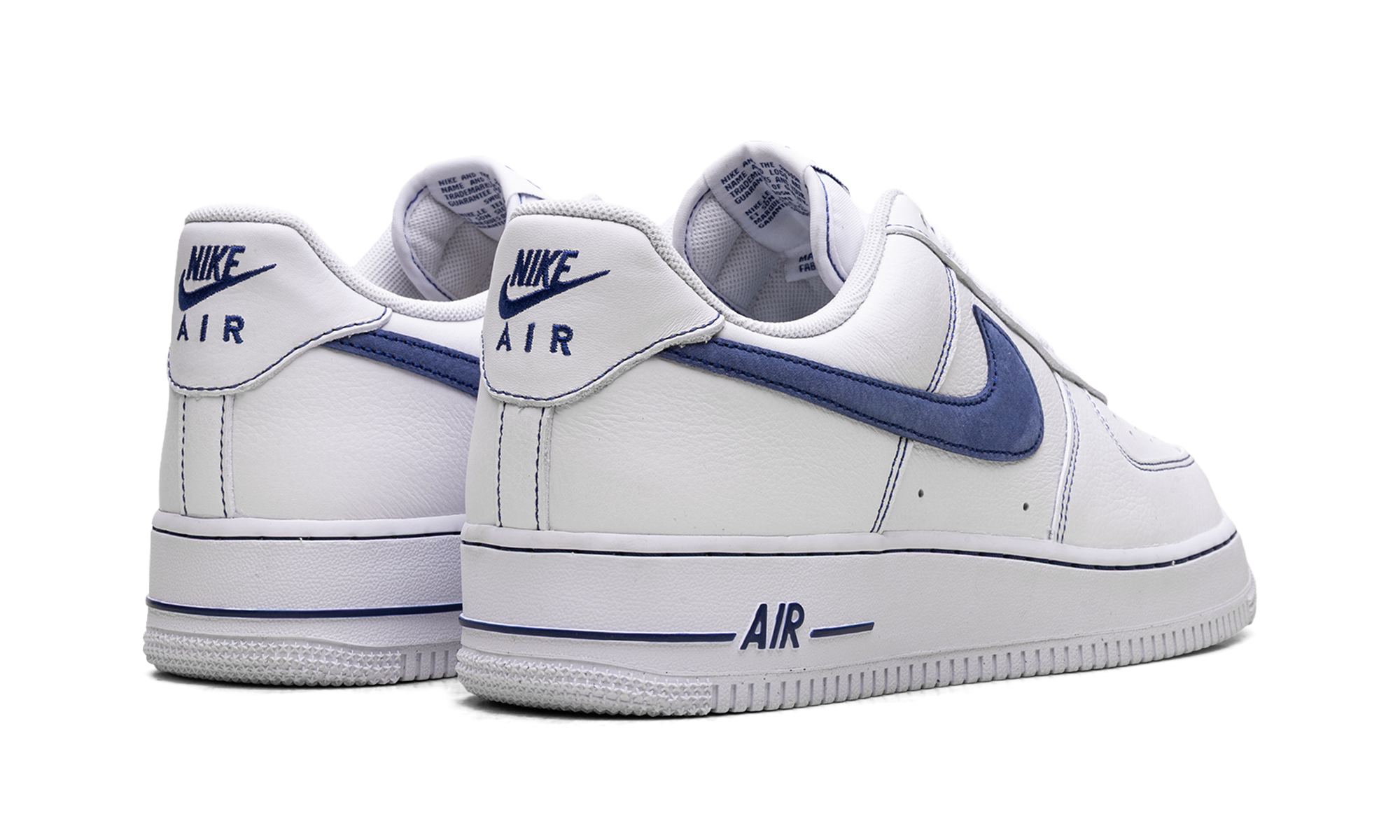 Nike Air Force 1 '07 LV8 "White Deep Royal Contrast Stitch"