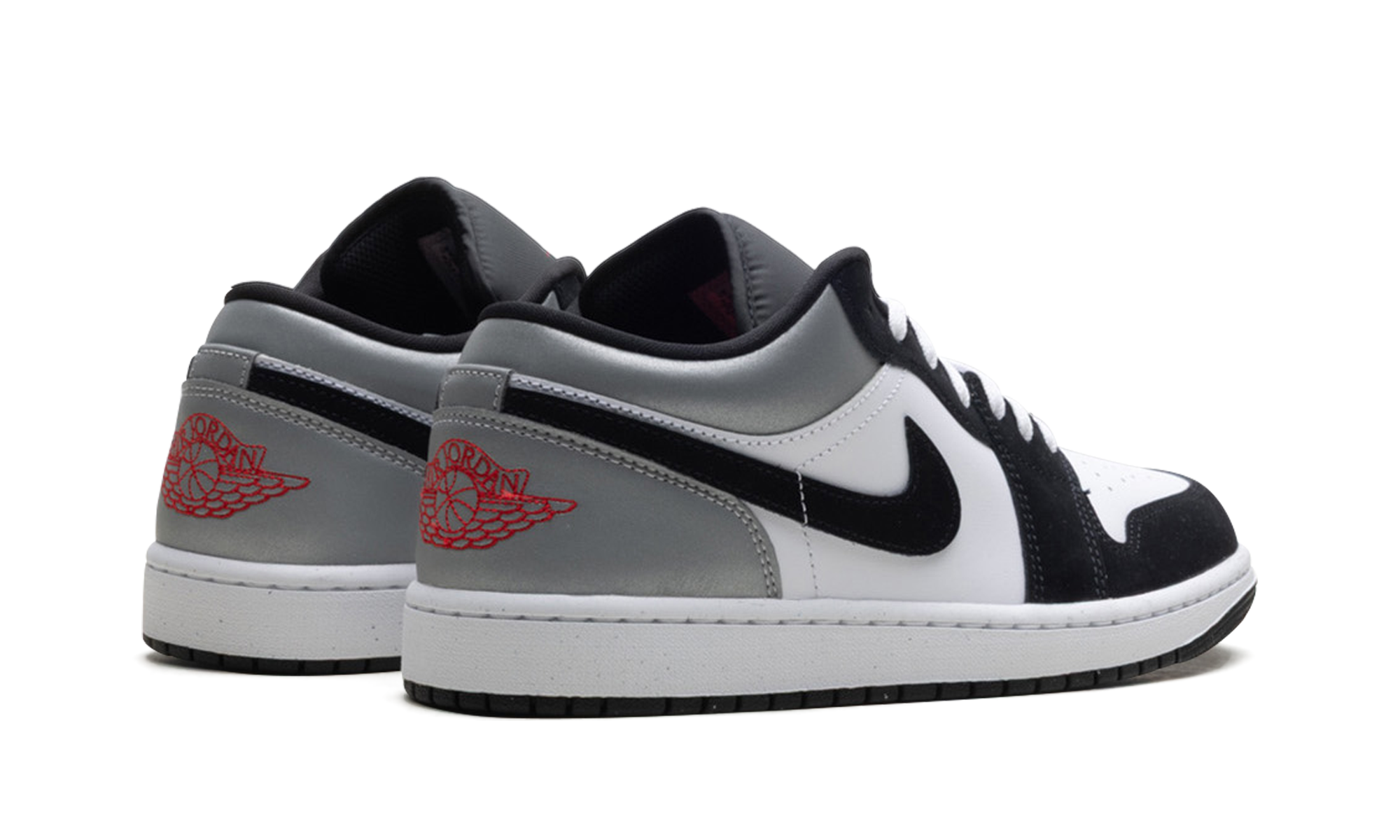 Air Jordan 1 Low SE "White Fire Red Black Matte Silver"
